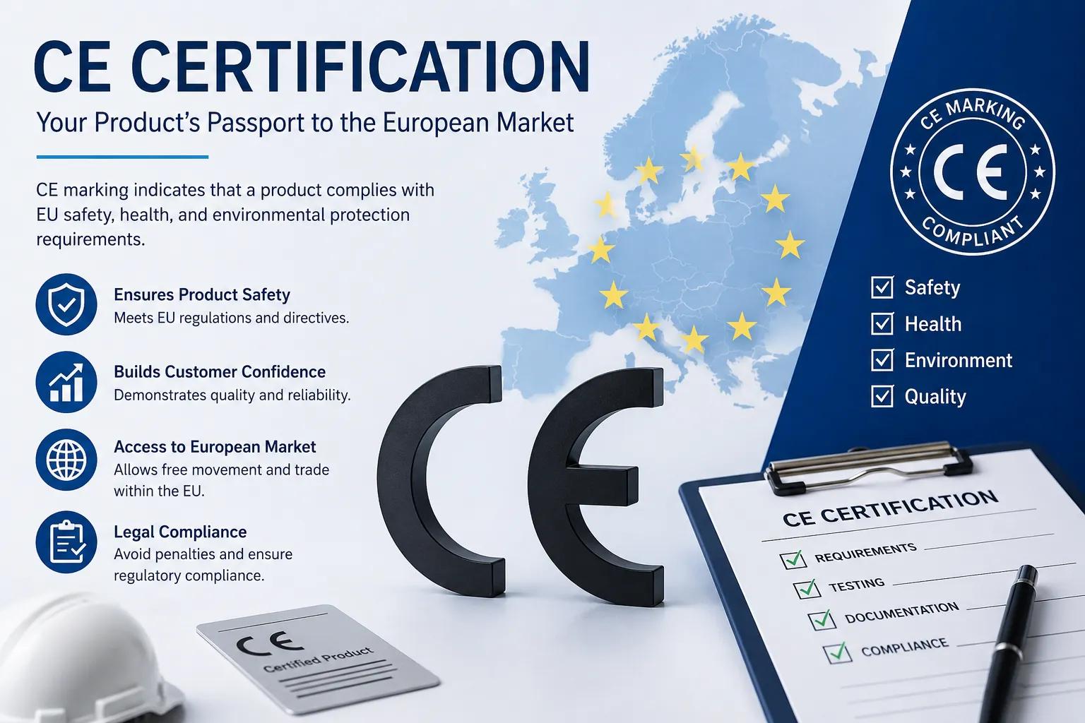 Certification CE : Guide complet du marquage CE et de la conformité européenne cover picture