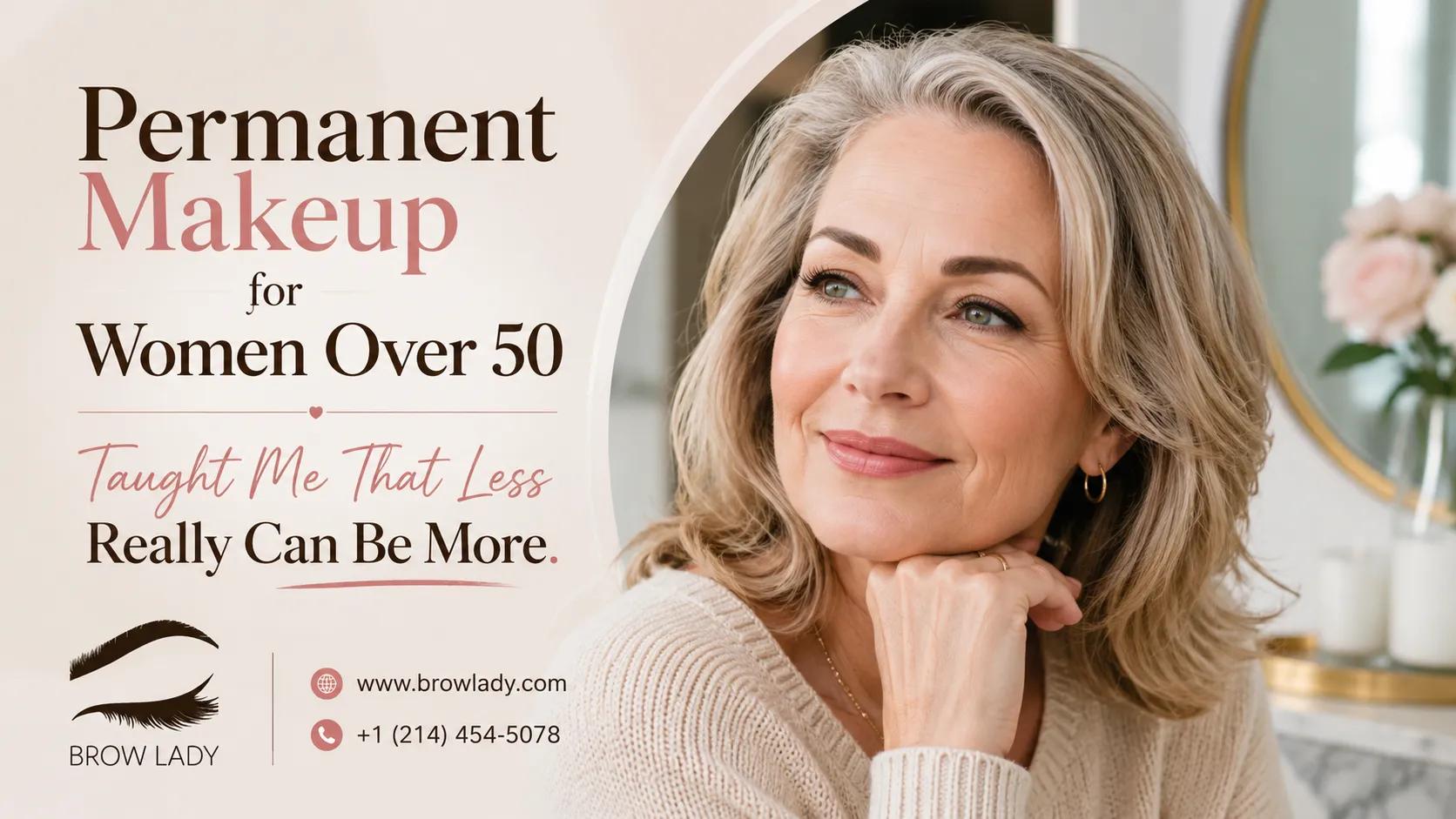 Permanent Makeup for Women Over 50 Taught Me That Less Really Can Be More cover picture
