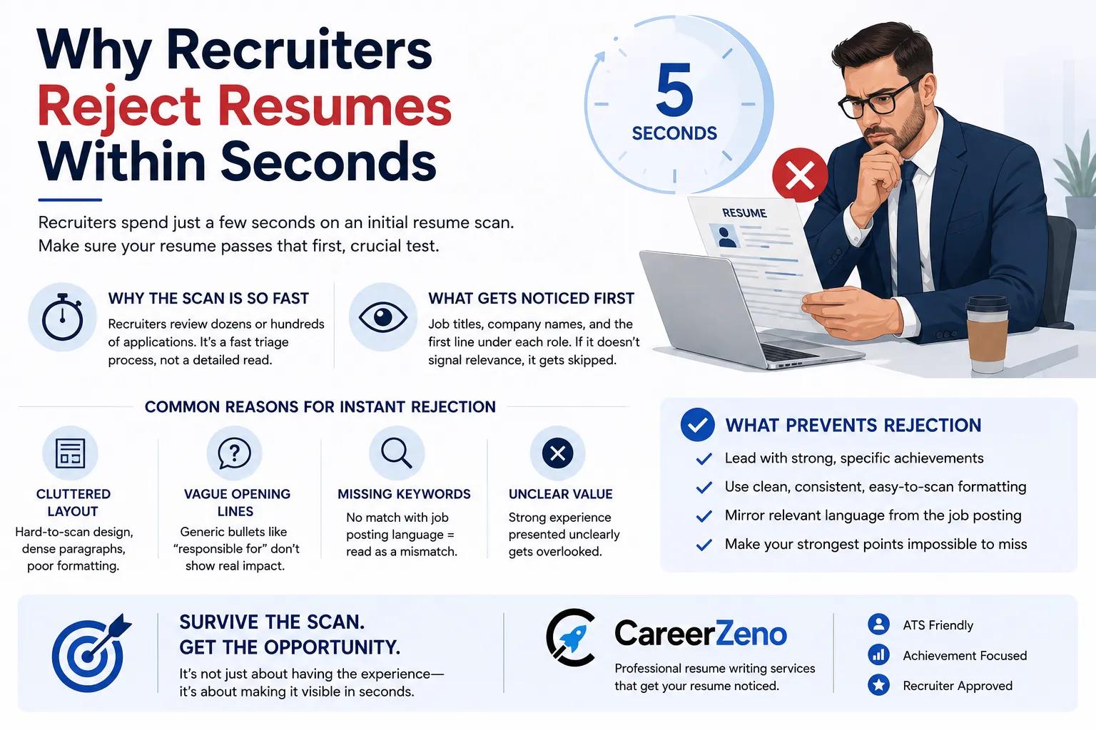 Why Recruiters Reject Resumes Within Seconds cover picture