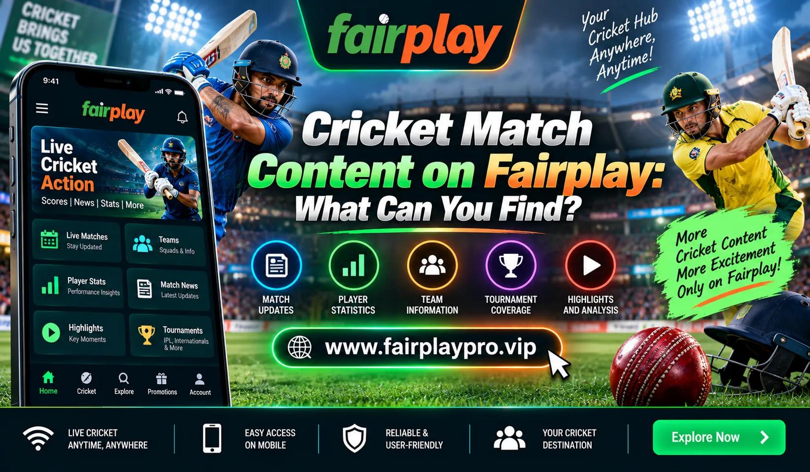 Cricket Match Content on Fairplay: What Can You Find? cover picture