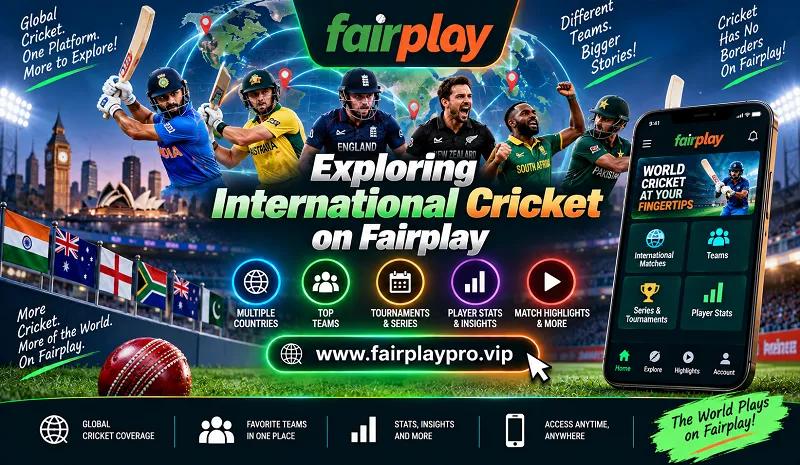 Exploring International Cricket on Fairplay cover picture