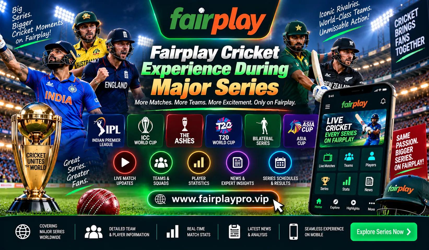 Fairplay Cricket Experience During Major Series cover picture