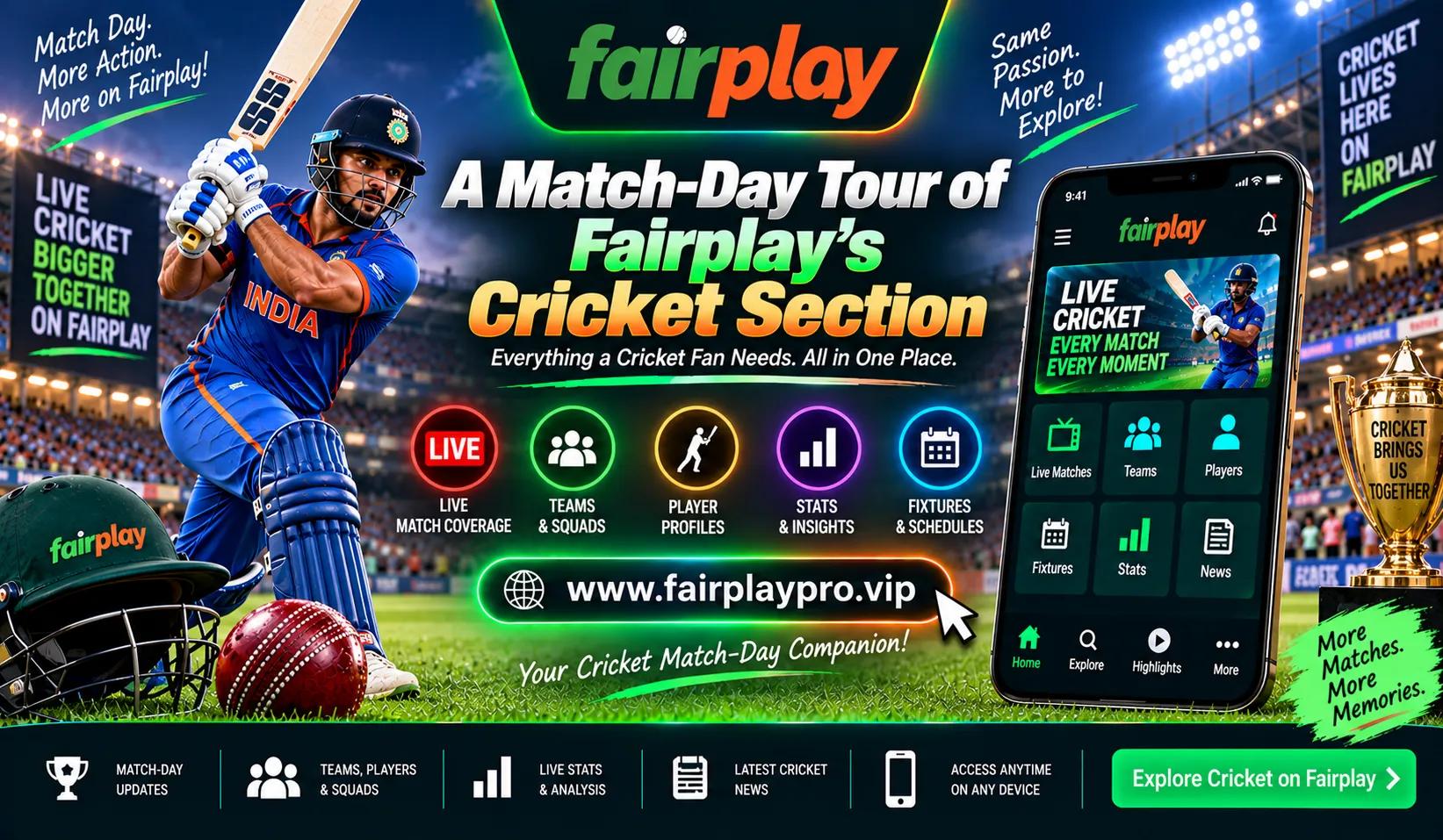 A Match-Day Tour of Fairplay's Cricket Section cover picture