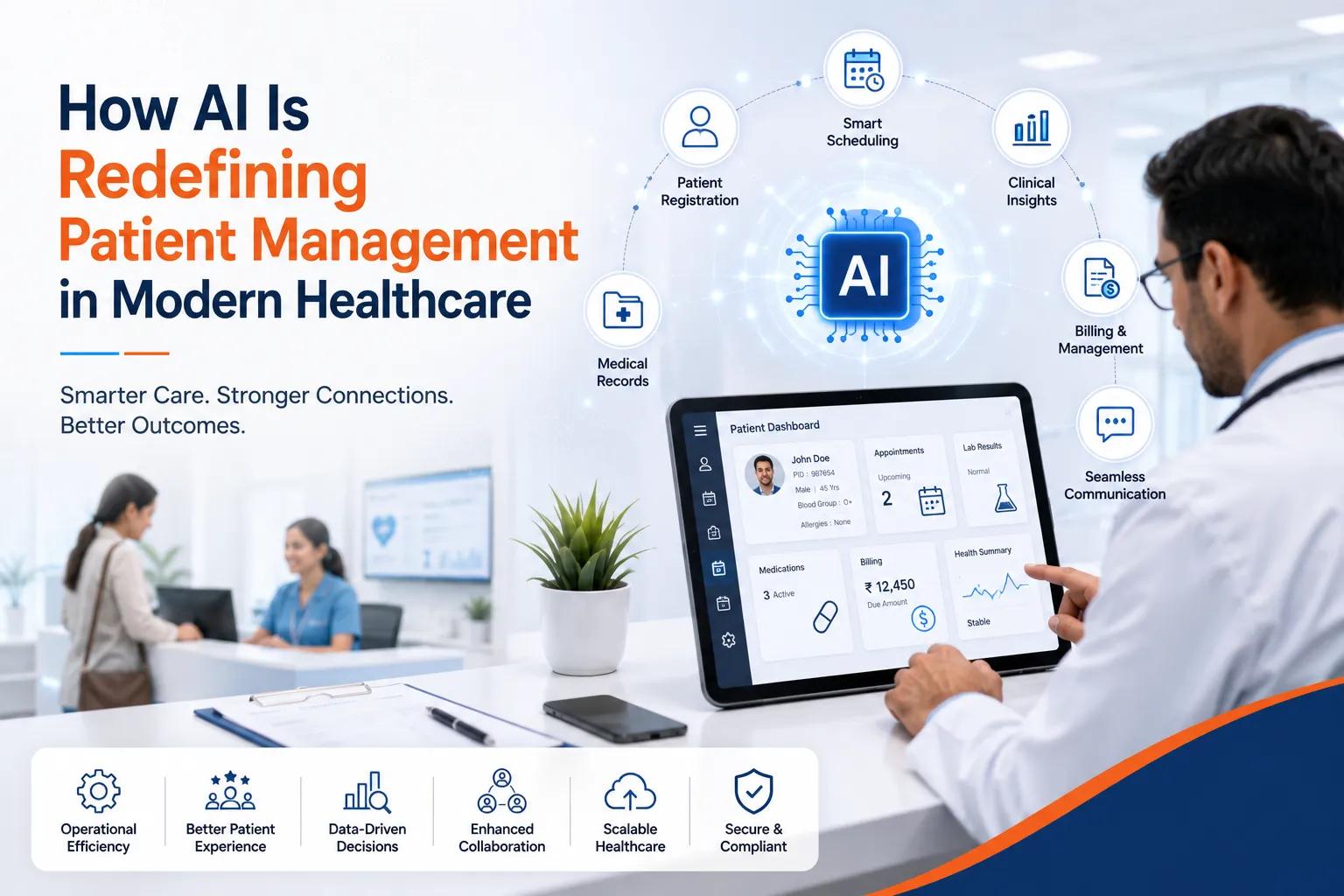 How AI Is Redefining Patient Management in Modern Healthcare cover picture