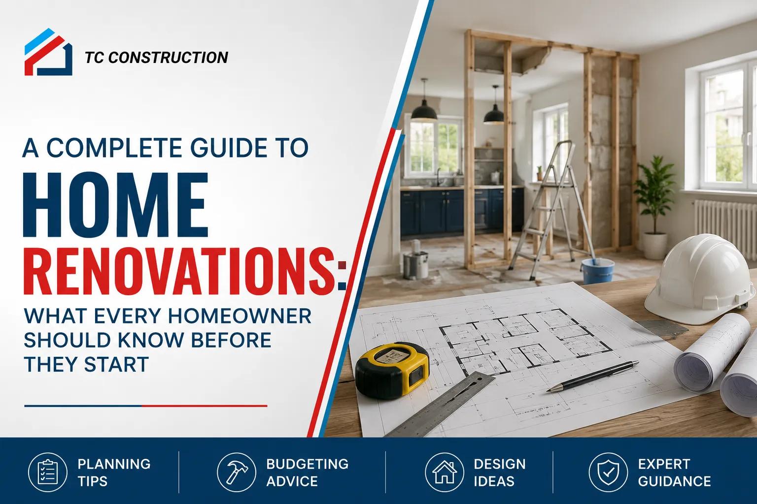 A Complete Guide to Home Renovations: What Every Homeowner Should Know Before They Start cover picture
