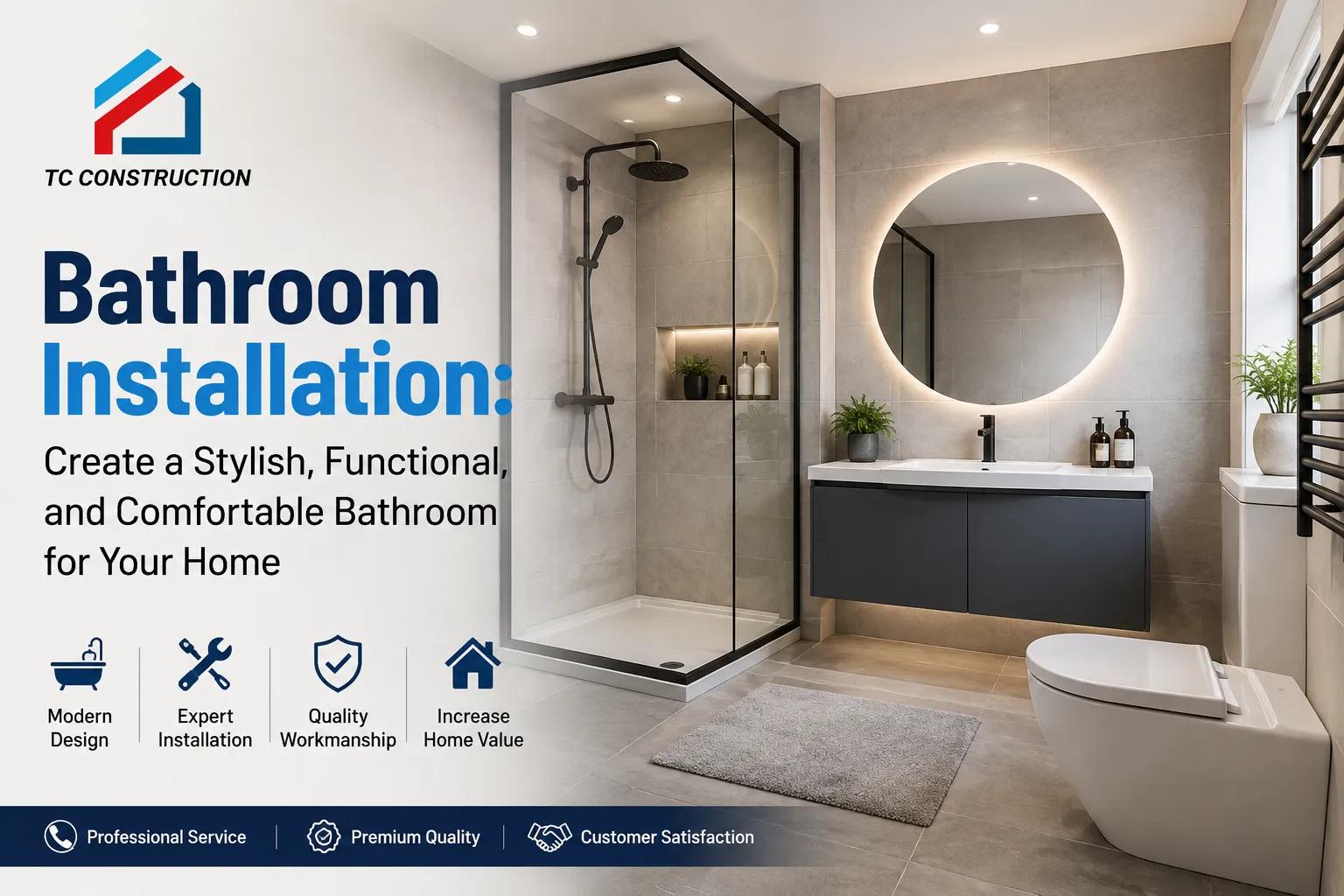 Bathroom Installation: Create a Stylish, Functional, and Comfortable Bathroom for Your Home cover picture
