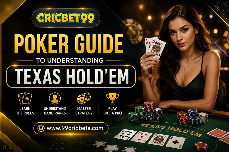 Cricbet99 Poker Guide to Understanding Texas Hold'em cover picture