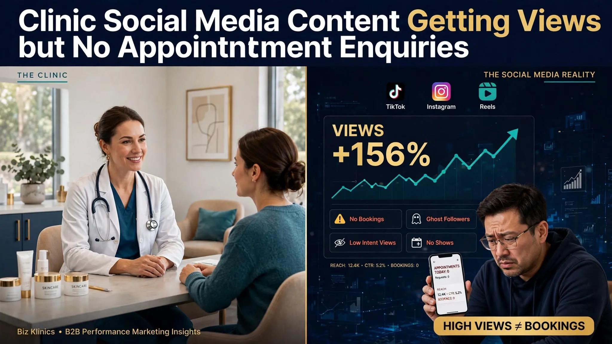 Clinic Social Media Content Getting Views but No Appointment Enquiries cover picture