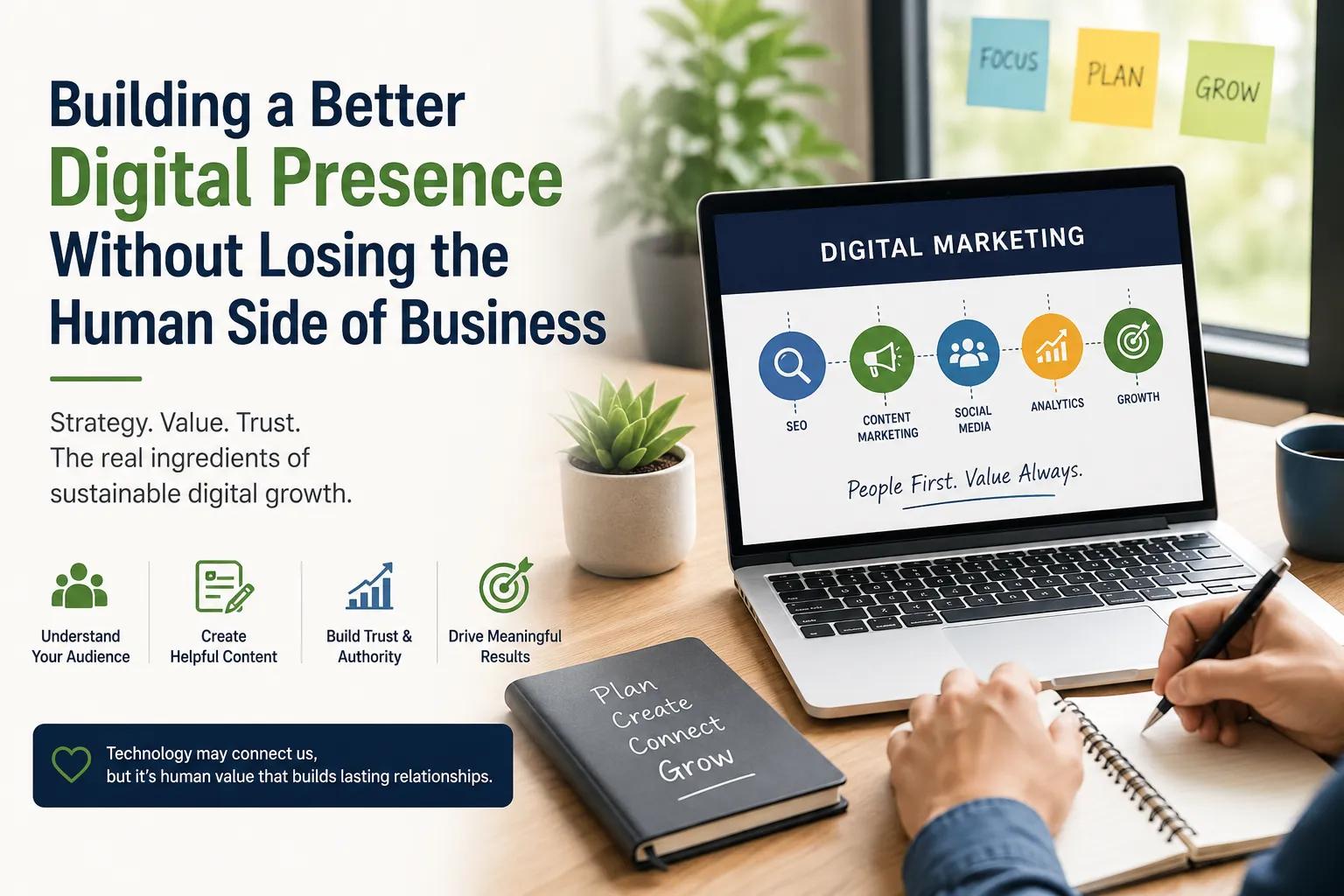 Building a Better Digital Presence Without Losing the Human Side of Business cover picture