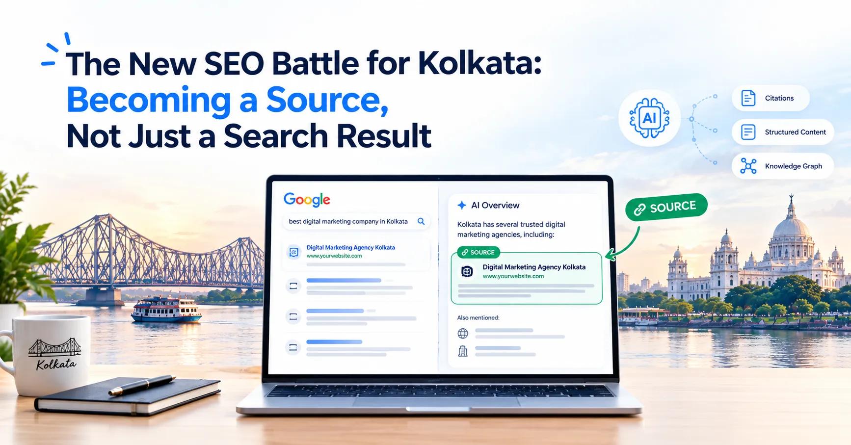 The New SEO Battle for Kolkata: Becoming a Source, Not Just a Search Result cover picture