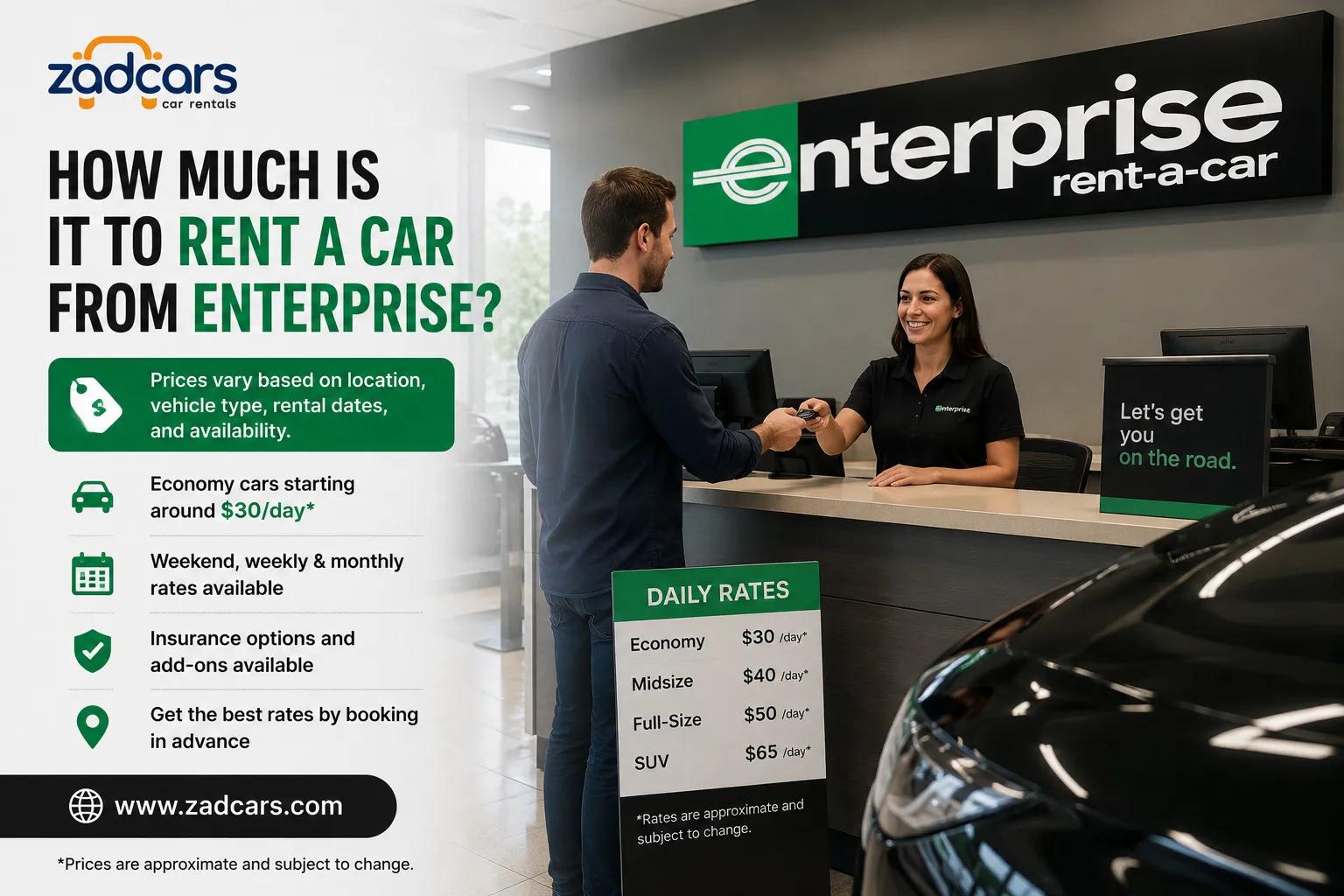 How Much Is It to Rent a Car From Enterprise? cover picture