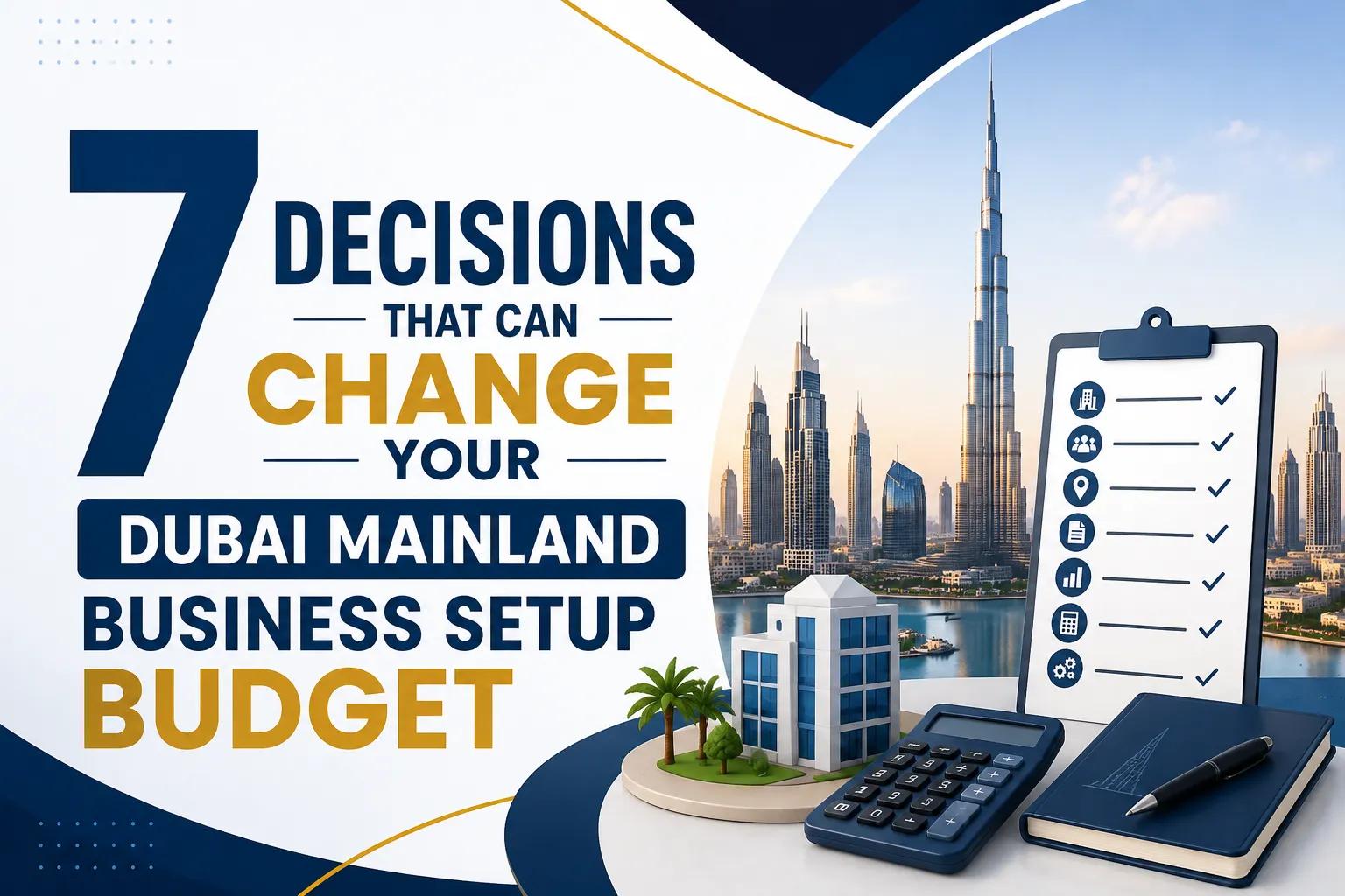 7 Decisions That Can Change Your Dubai Mainland Business Setup Budget cover picture