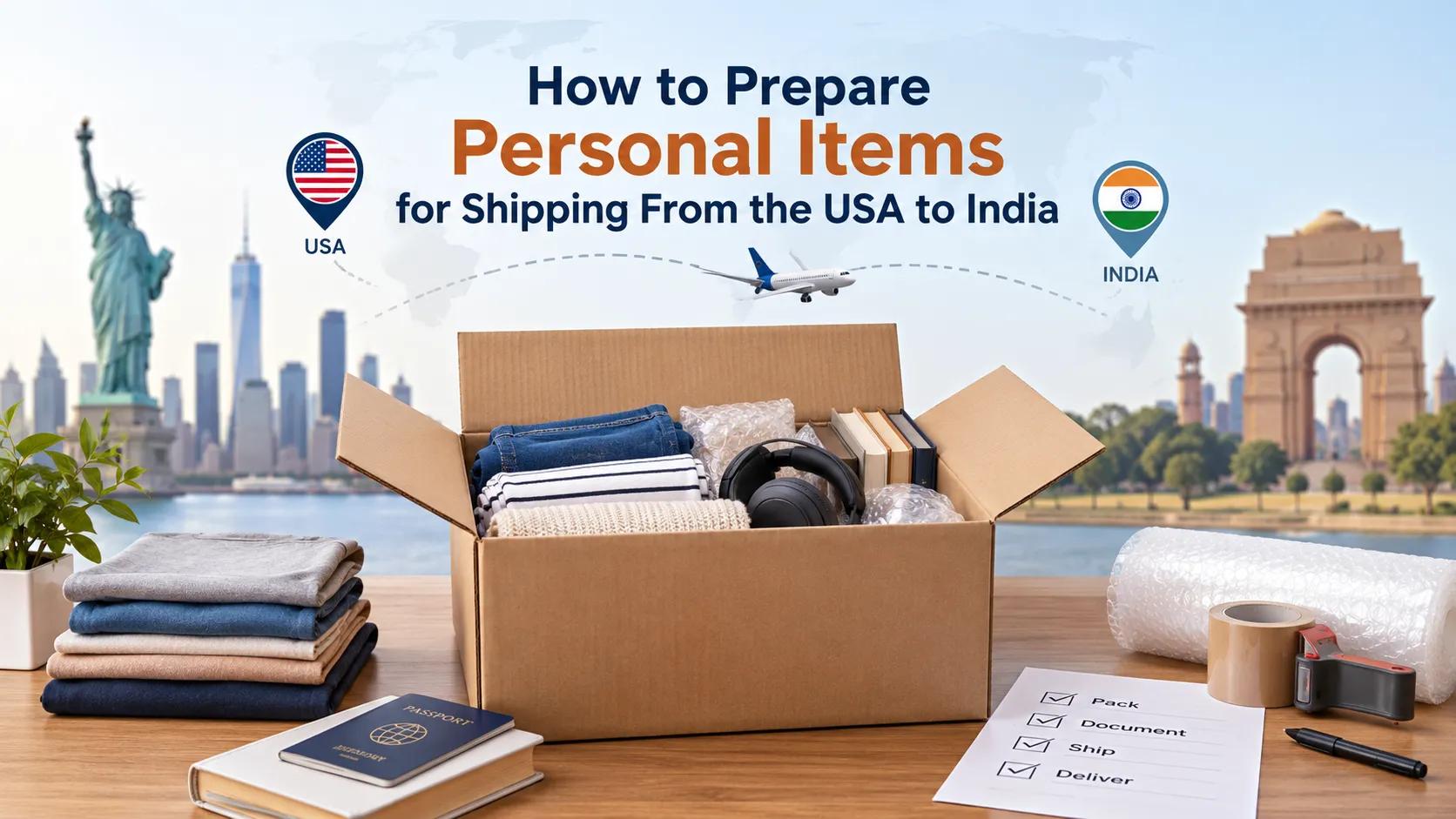 How to Prepare Personal Items for Shipping From the USA to India cover picture