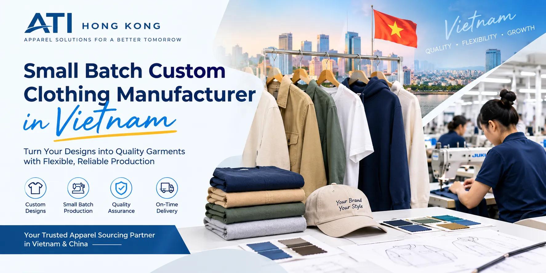 Small Batch Custom Clothing Manufacturer in Vietnam | ATI Hong Kong cover picture