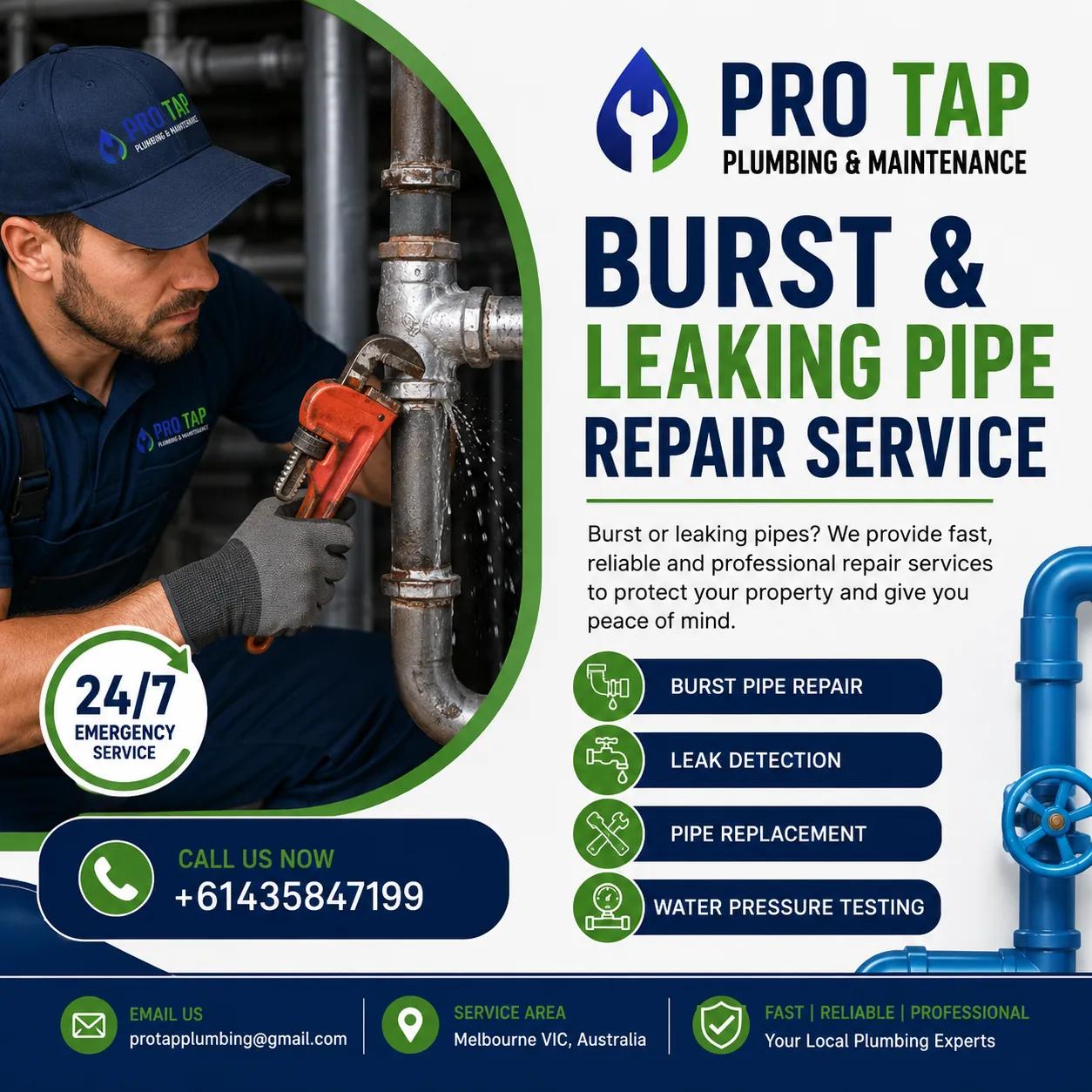 Burst Pipe Repair Collingwood: Protecting Homes from Water Damage cover picture