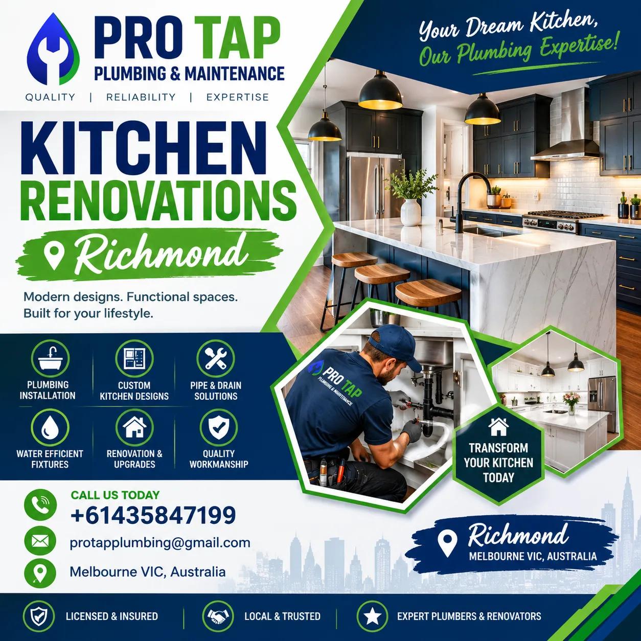 Kitchen Renovations Richmond: Plumbing Mistakes to Avoid cover picture