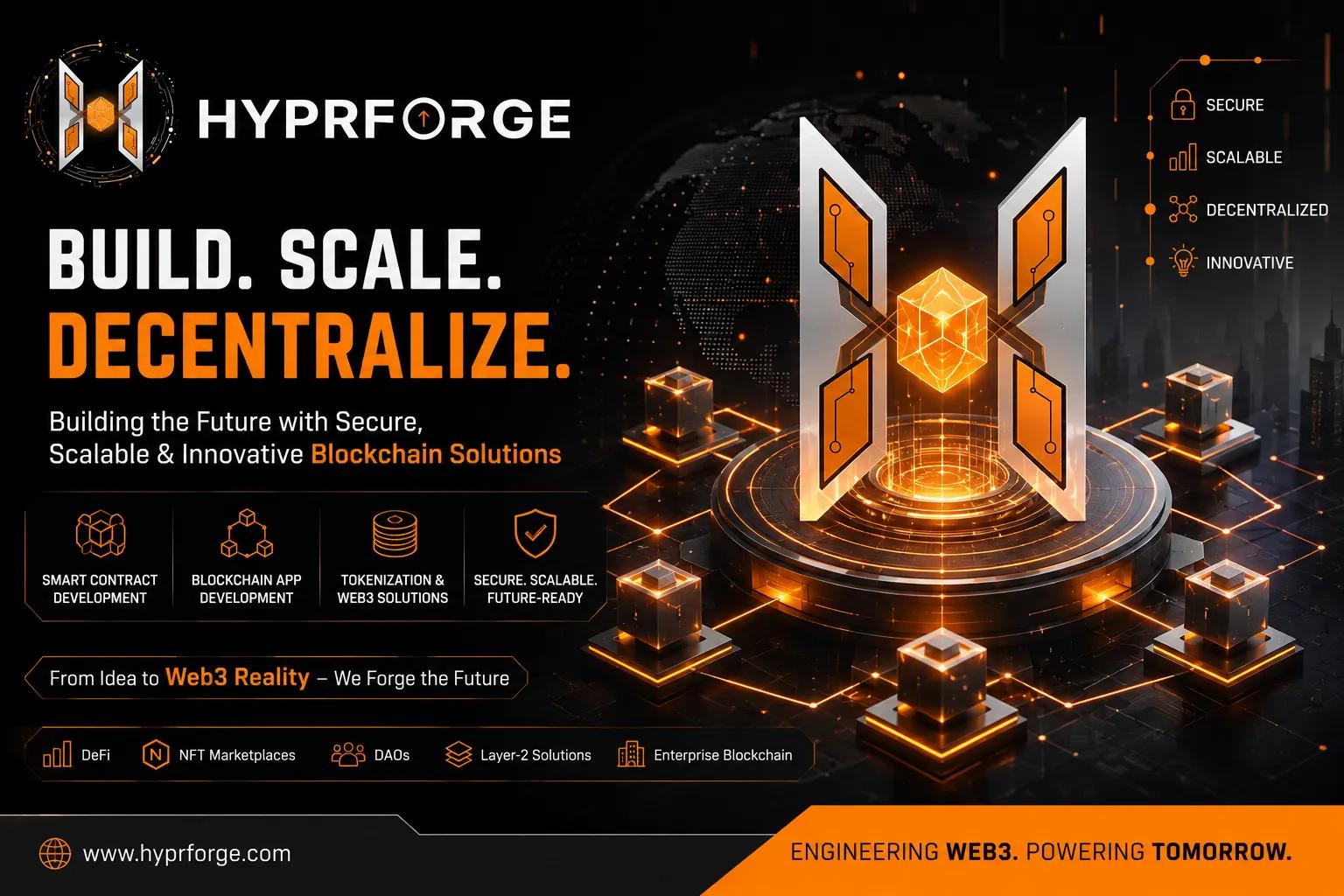 Blockchain Development Company for Scalable Web3 and Blockchain Solutions cover picture