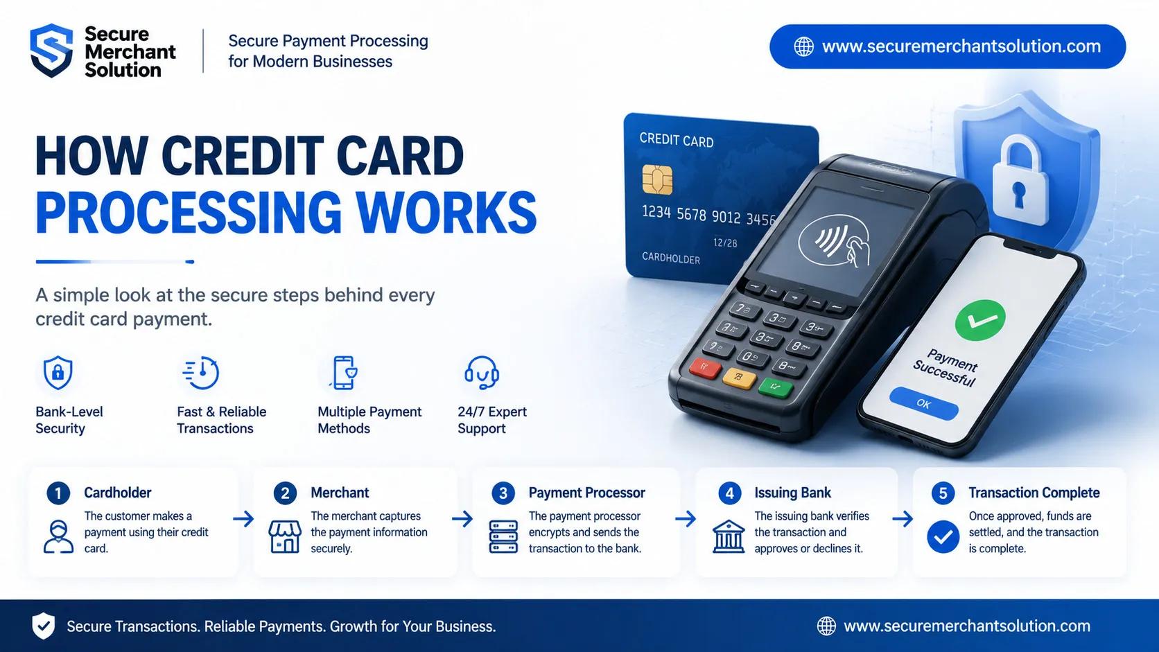 How Credit Card Processing Works: A Complete Guide for Modern Merchants cover picture