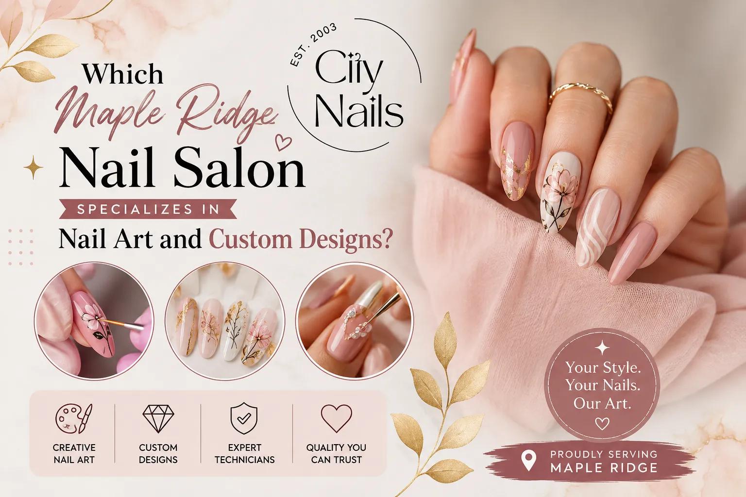Which Maple Ridge Nail Salon Specializes in Nail Art and Custom Designs? cover picture