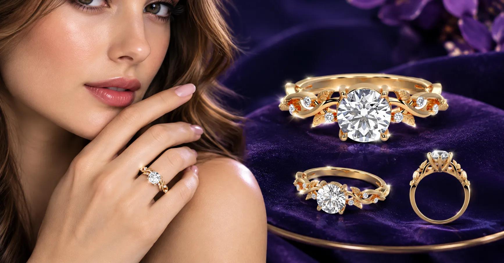 The 2 CT Wedding Ring Looks Dominating Bridal Season Right Now cover picture