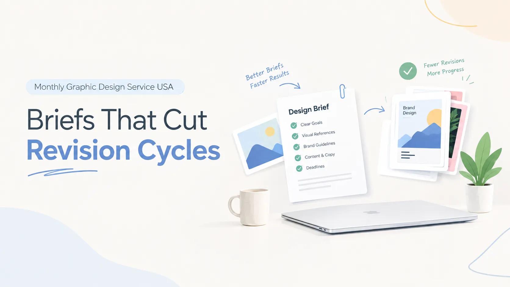 Monthly Graphic Design Service USA: Briefs That Cut Revision Cycles cover picture
