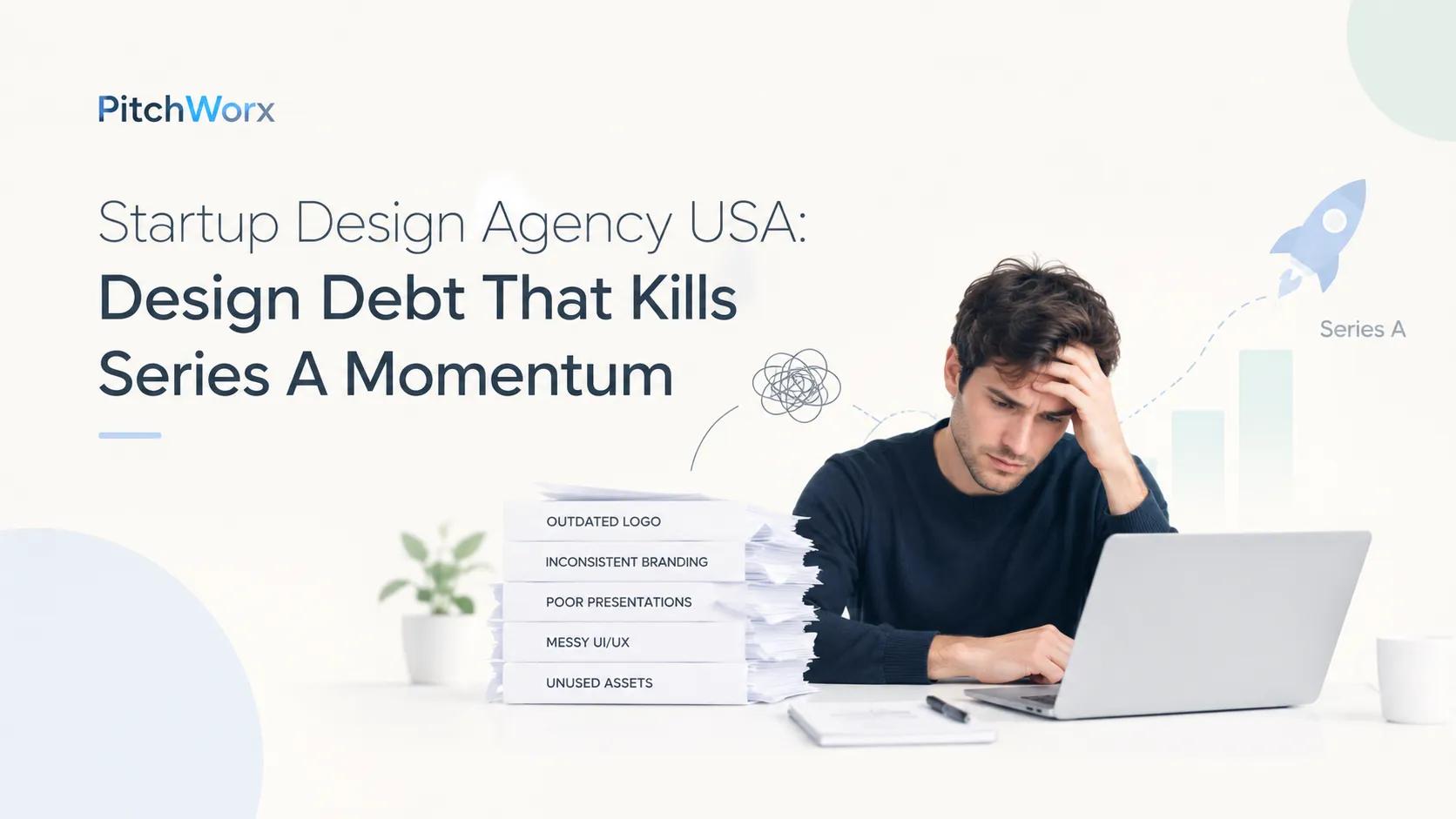 Startup Design Agency USA: Design Debt That Kills Series A Momentum cover picture