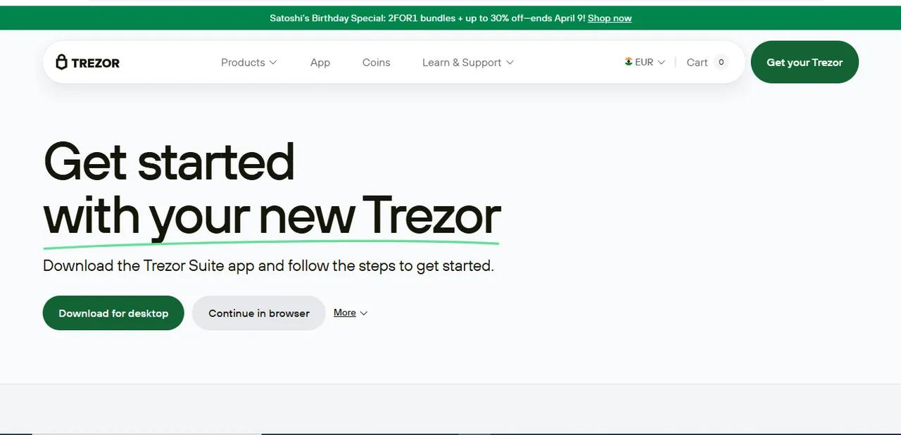 Trezor® Hardware Wallet | The #1 Most Advanced Security cover picture