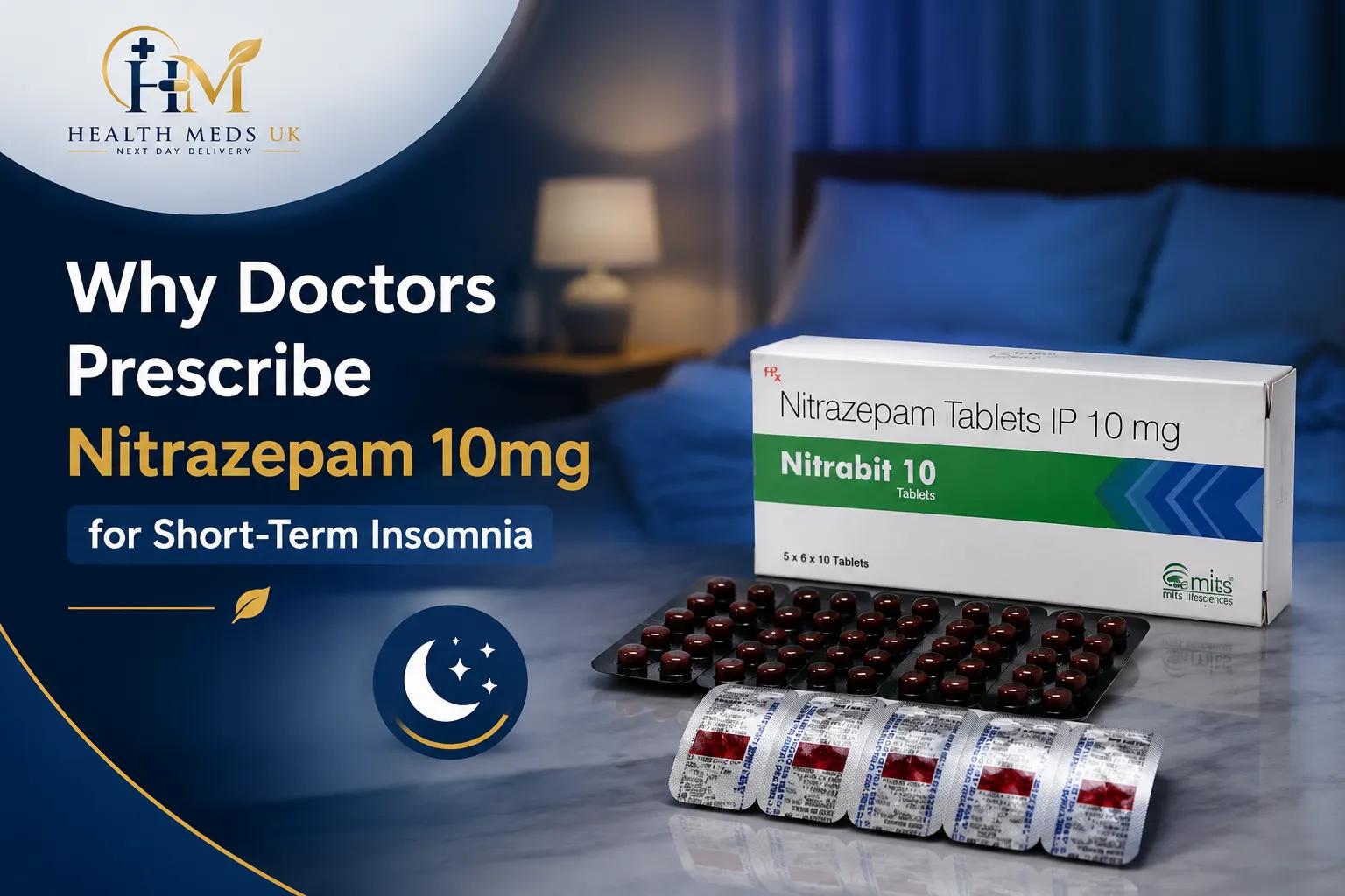 Why Doctors Prescribe Nitrazepam 10mg for Short-Term Insomnia cover picture