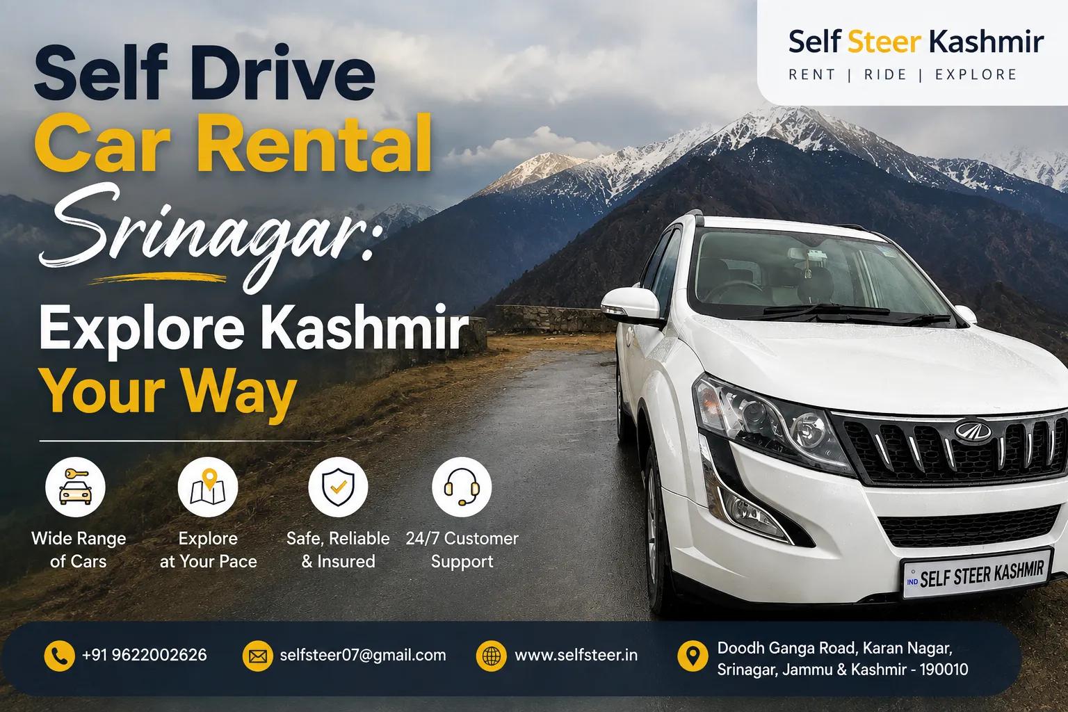 Self Drive Car Rental Srinagar: Explore Kashmir Your Way cover picture