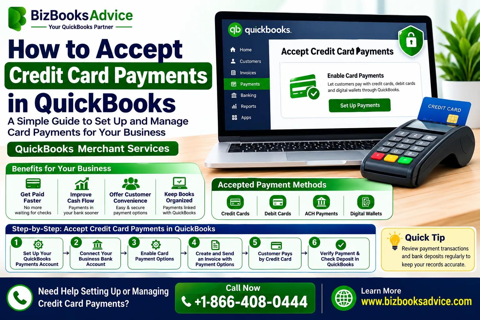 How to Accept Credit Card Payments in QuickBooks cover picture