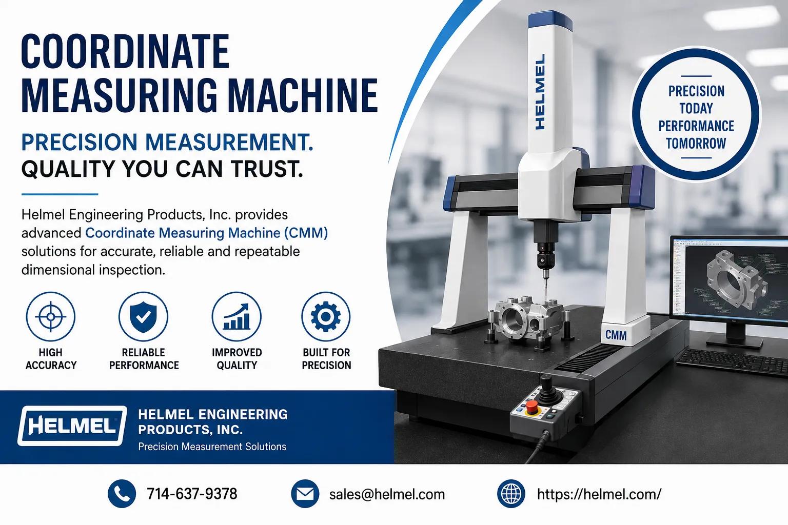 Coordinate Measuring Machine: Precision Inspection Solutions from Helmel Engineering Products, Inc. cover picture