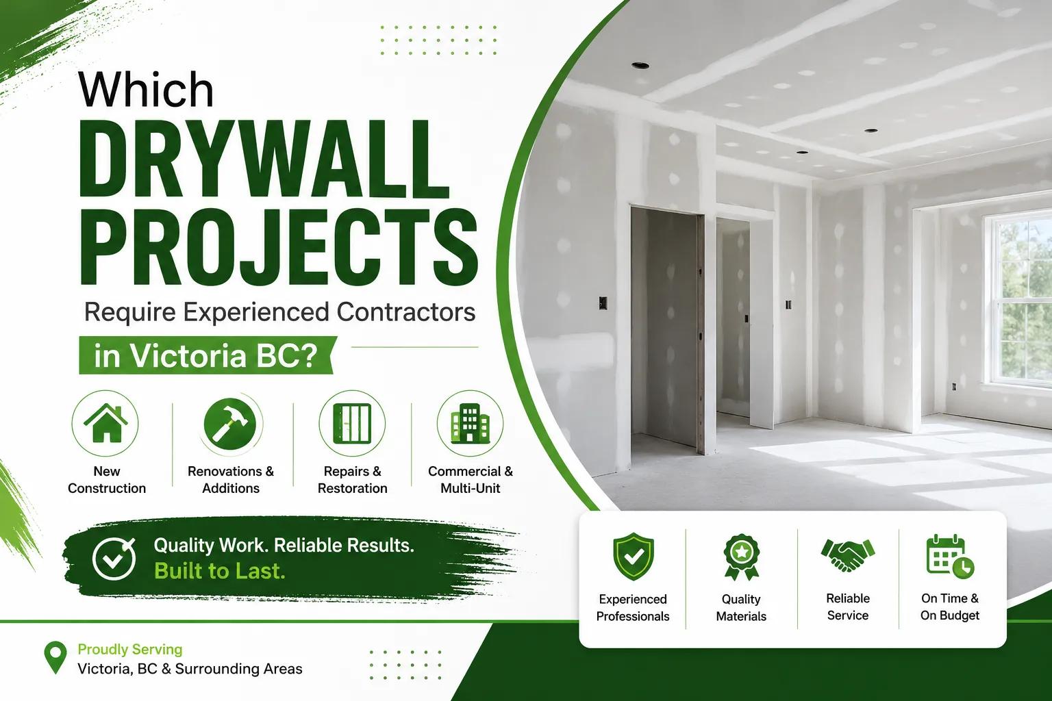 Which Drywall Projects Require Experienc cover picture