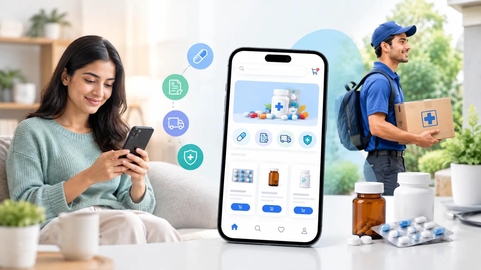 Medicine Delivery App Development: A Step-by-Step Business Guide cover picture