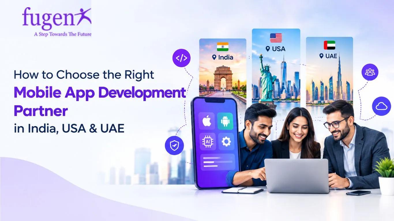 How to Choose the Right mobile App Development Partner in India, USA & UAE cover picture