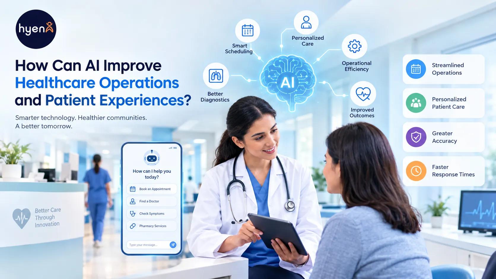 How Can AI Improve Healthcare Operations and Patient Experiences? cover picture