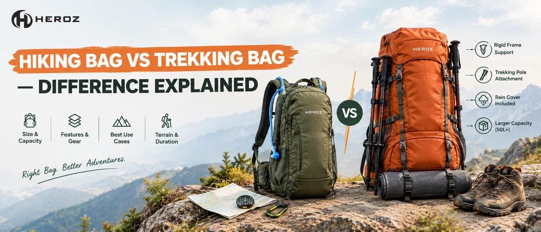 Hiking Bag vs Trekking Bag: Understanding the Difference Before You Buy cover picture