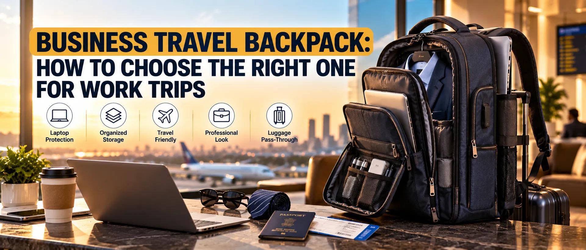 Business Travel Backpack: How to Choose the Right One for Work Trips cover picture