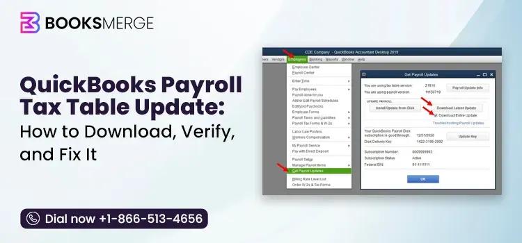 Is Your QuickBooks Payroll Tax Table Up to Date? Here’s How to Check cover picture