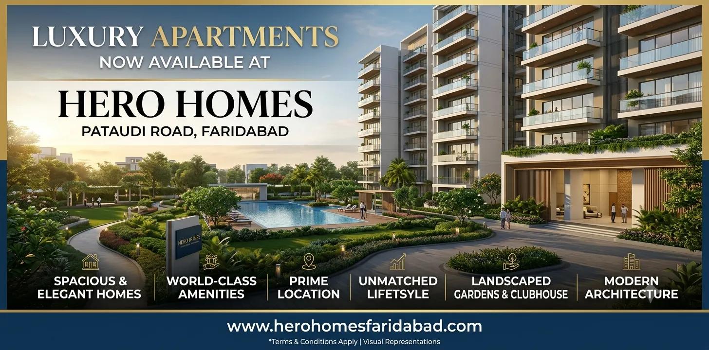 Hero Homes Faridabad – Premium Apartments for Modern Family Living cover picture