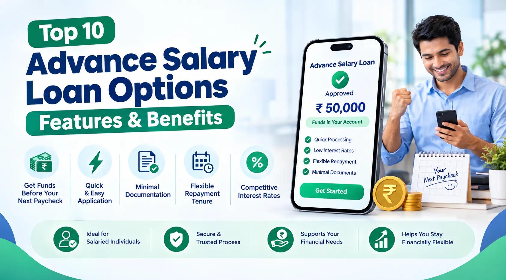 Top 10 Advance Salary Loan Options: Features & Benefits cover picture