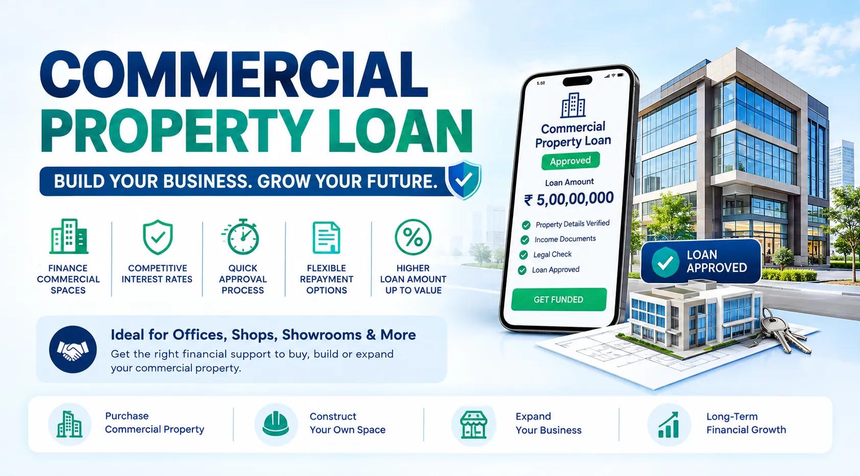 Top 10 Benefits of Taking a Commercial Property Loan cover picture