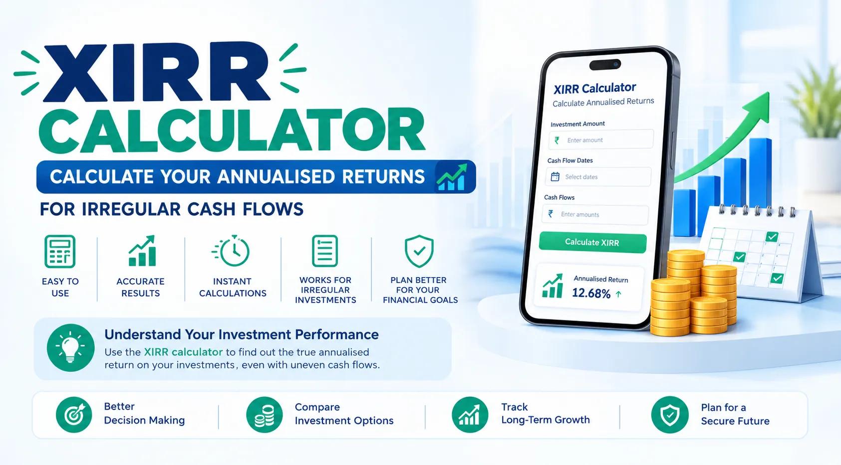 XIRR Calculator Online: A Complete Guide to Annualised Returns cover picture