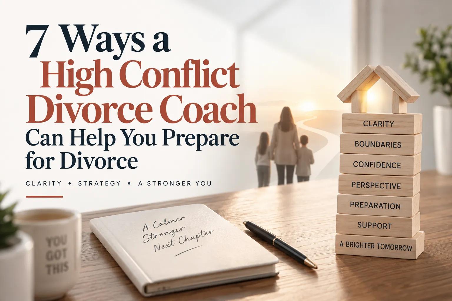 7 Ways a High Conflict Divorce Coach Can Help You Prepare for Divorce cover picture