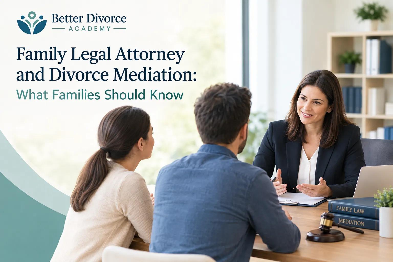 Family Legal Attorney and Divorce Mediation: What Families Should Know cover picture