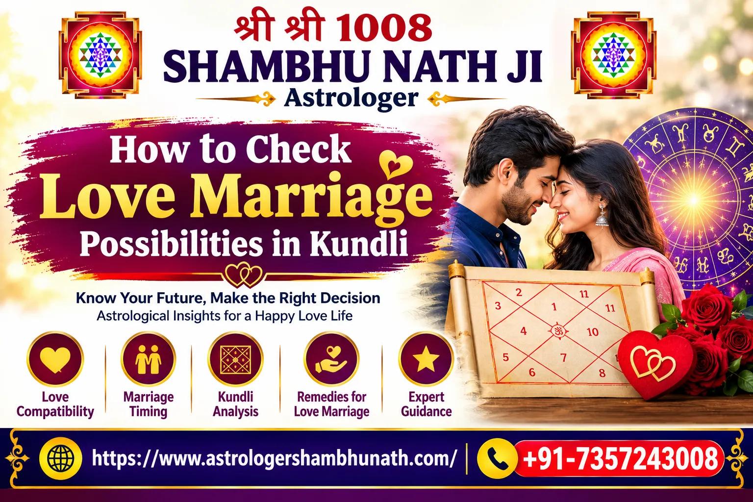 How to Check Love Marriage Possibilities in Kundli cover picture