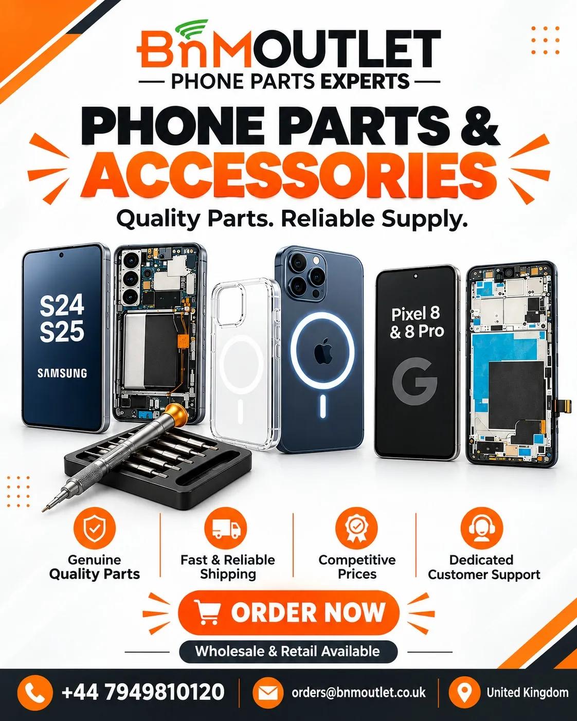 Mobile Phone Parts UK: A Guide to Wholesale Repair Parts and Accessories cover picture
