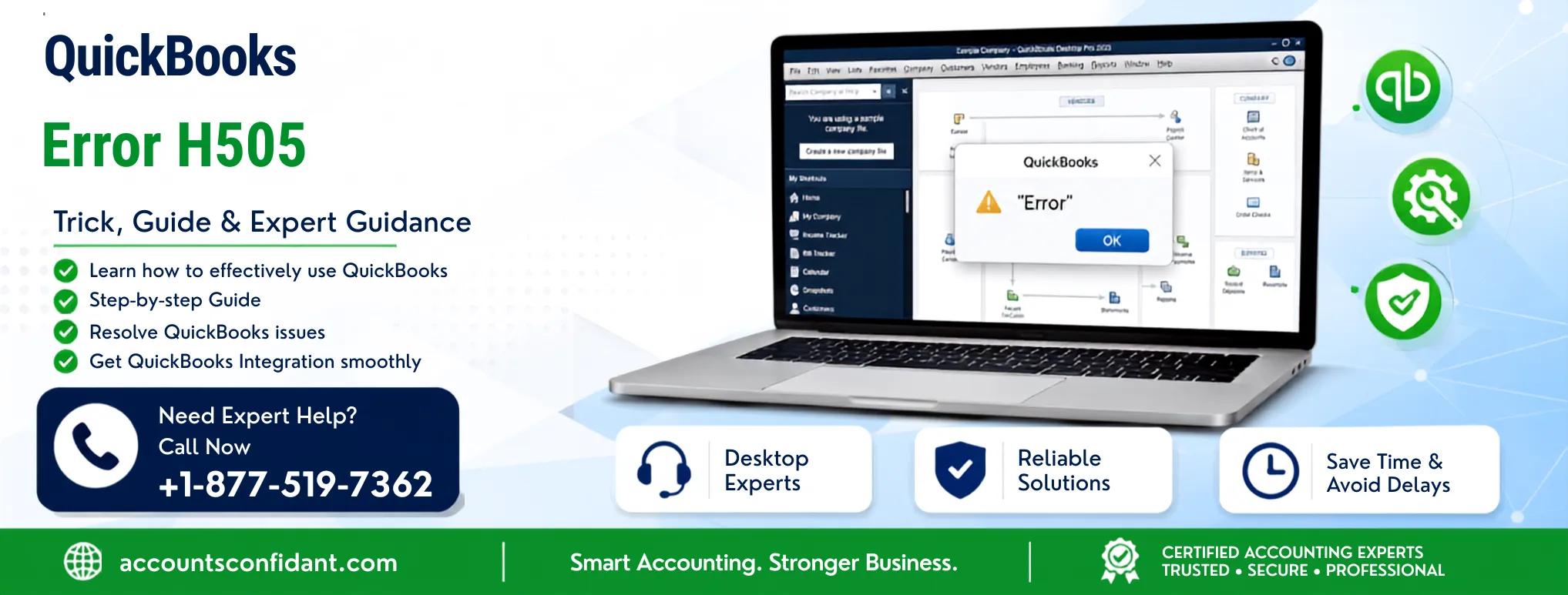 Causes of QuickBooks Error H505 and Easy Ways to Fix It cover picture