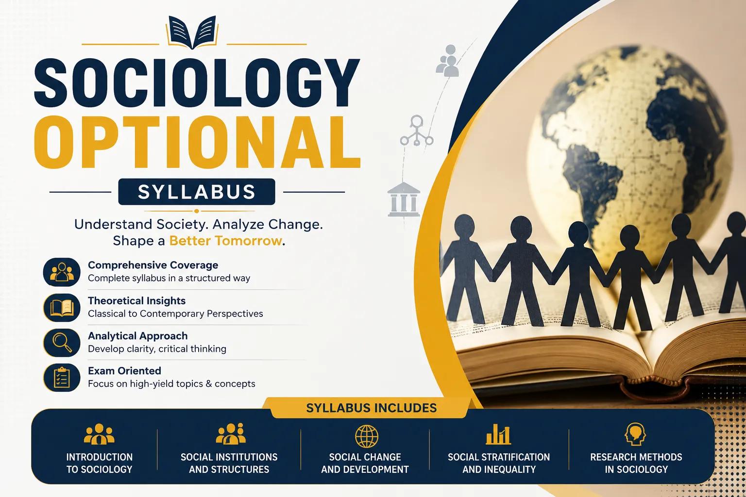 Key Components of the Sociology Optional Syllabus for Aspiring Scholars cover picture