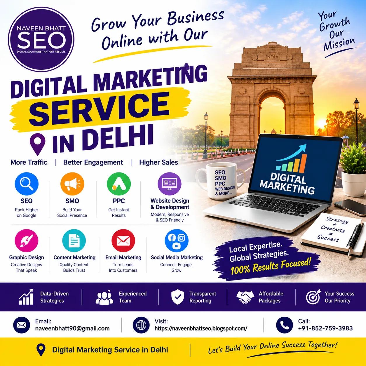 Best Digital Marketing Service in Delhi for Business Growth cover picture