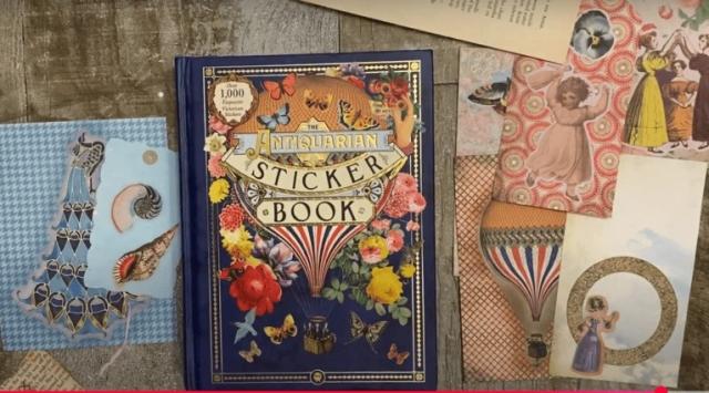How to Use Sticker Books Creatively for Junk Journaling cover picture
